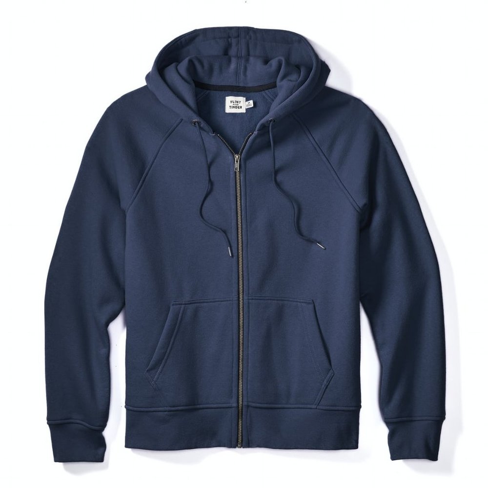 NWT Flint and Tinder 10-year Hoodie - Navy